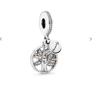 PANDORA FAMILY TREE DANGLE CHARM